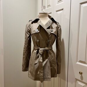 EXPRESS Stylish Tan Trench Coat